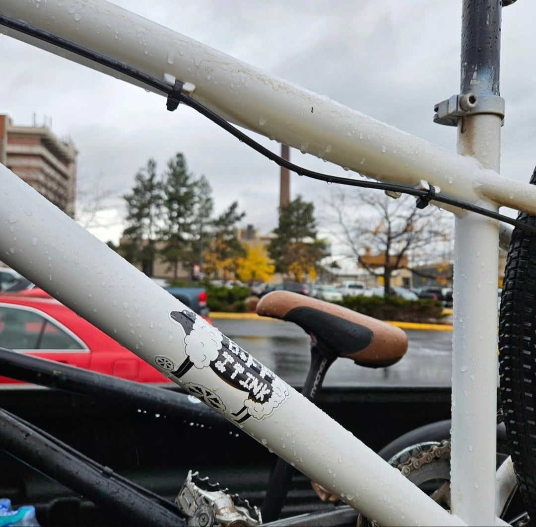 "Sheep Shearing" 2.5" x 4" BiFF IT INK sticker