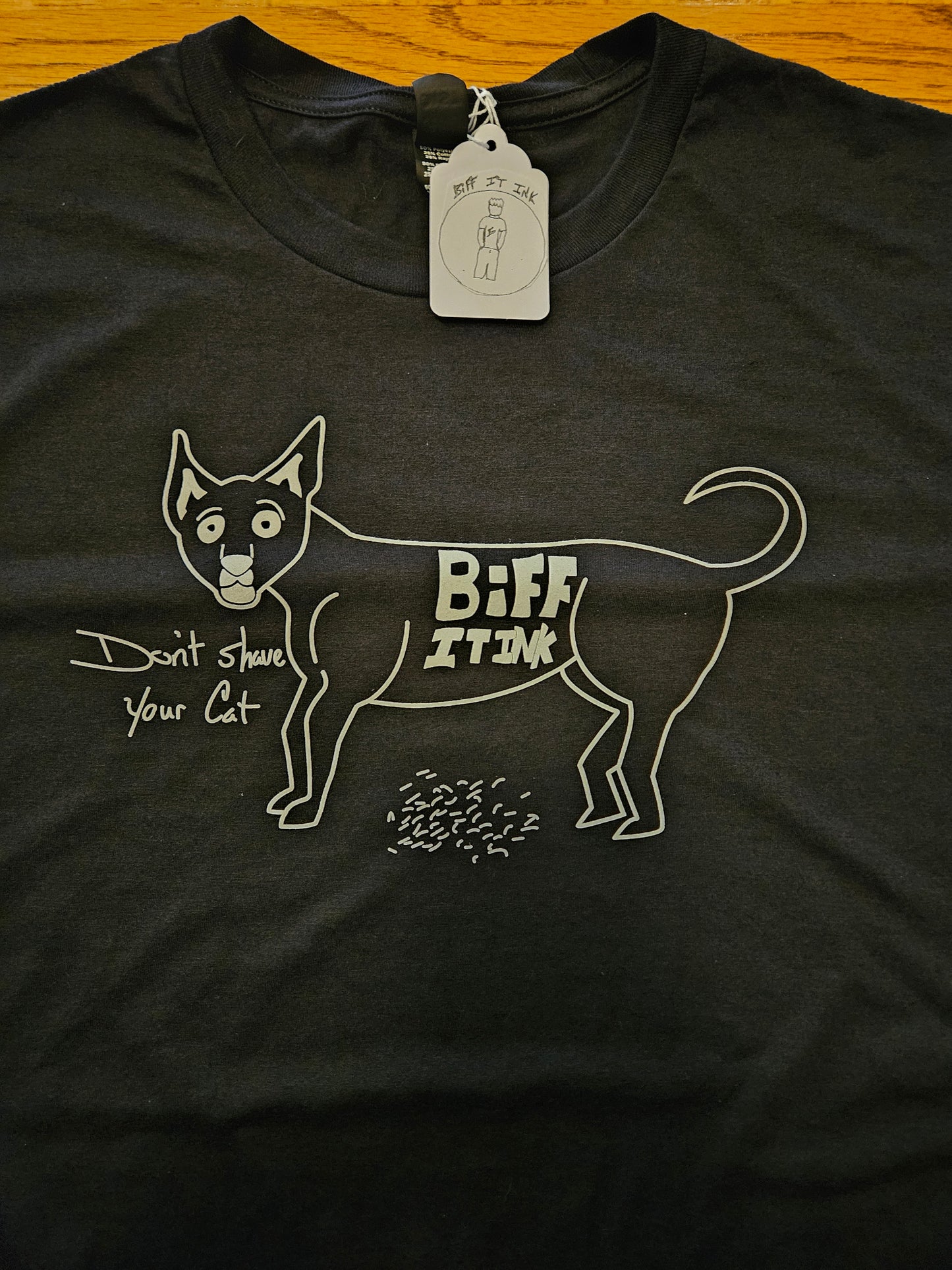 "Don't shave your Cat" Short Sleeve Shirt