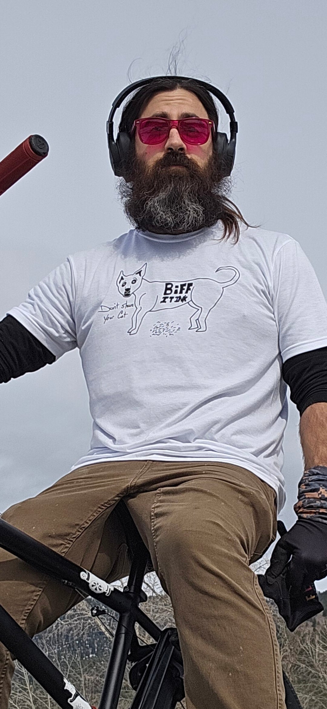 "Don't shave your Cat" Short Sleeve Shirt